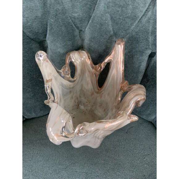 Murano Art Glass Vase Vetro Eseguito Secondo La Tecnica Dei Mastri Di - Picture 7 of 11